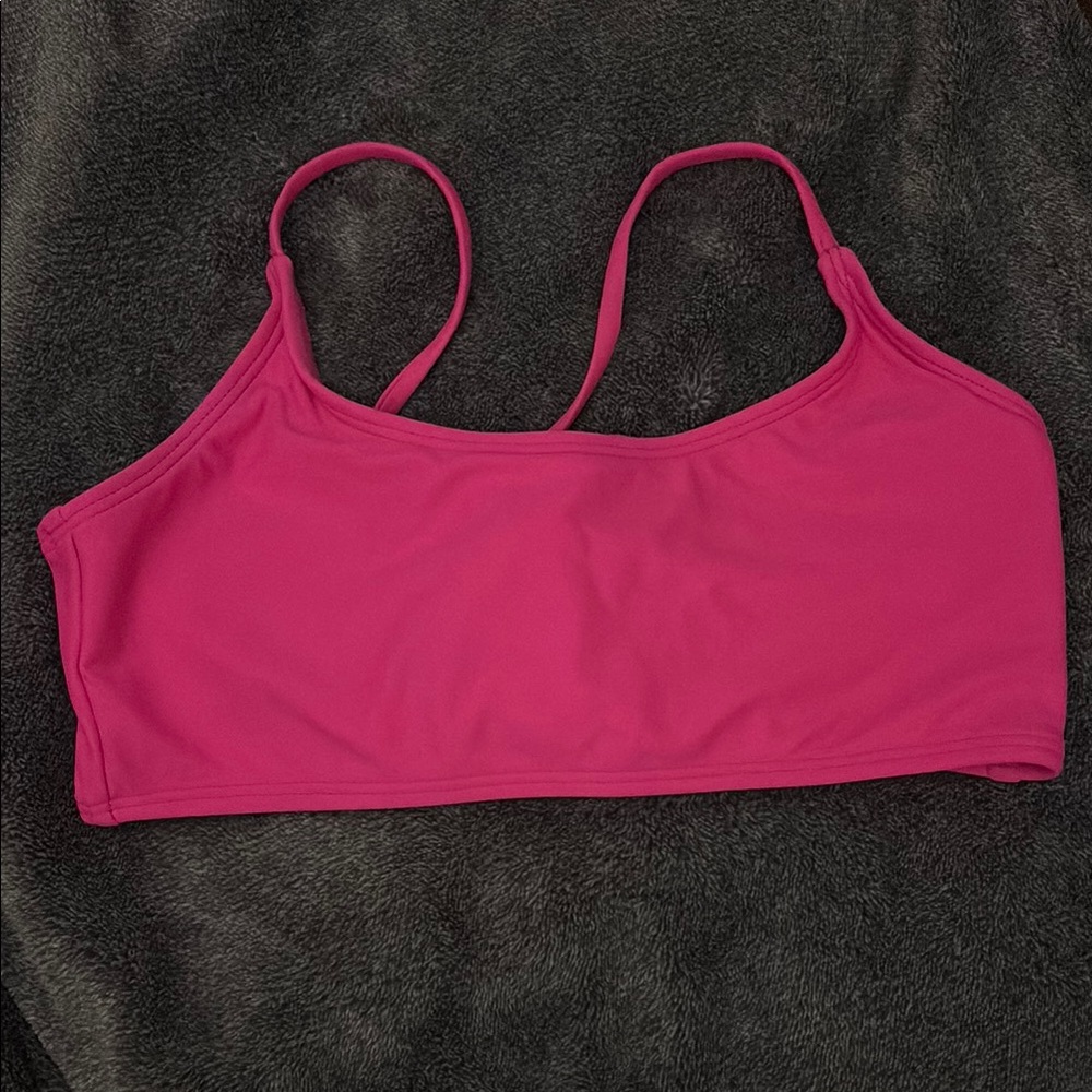 Pink Women's Bathing Suit Top